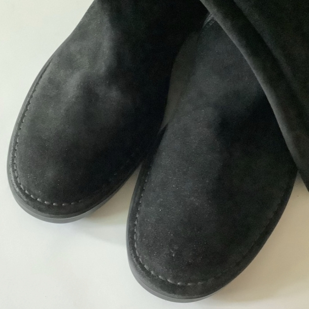 NWOB Alberto Fermani black suede boots, size 41/US 9